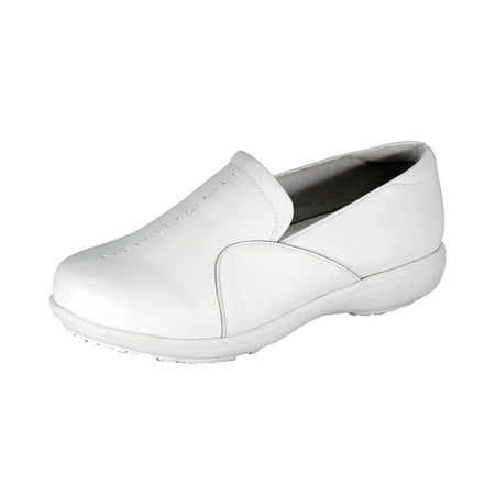 

24 HOUR COMFORT Calista Wide Width Comfort Shoes For Work and Casual Attire WHITE 9.5