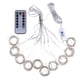 thumbnail image 2 of Luz LED Creative Party Wedding Curtain Lights USB String Light With Remote Control AHeartcove LED221201-0718JD, 2 of 7