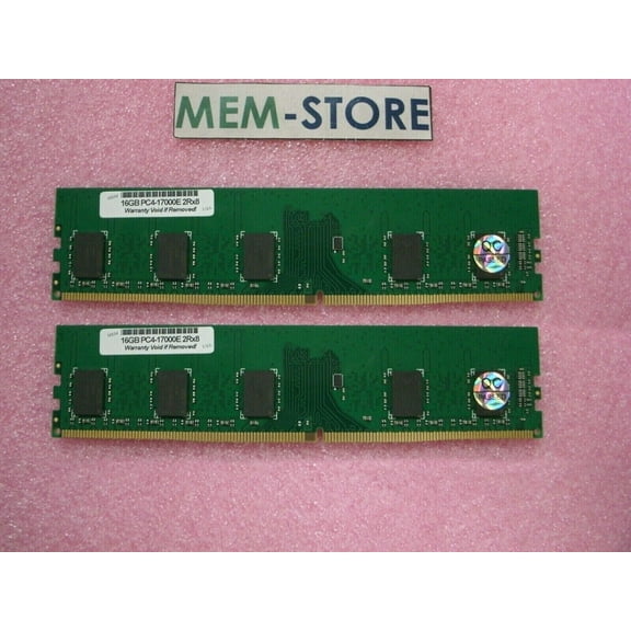 32GB (2x16GB) DDR4-2133 ECC UDIMM Kingston KVR21E15D8K2/32I Equivalent Memory (3rd Party)