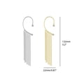 thumbnail image 3 of Pendientes De Borla De Diamantes Brillantes Sin Piercing Pendientes Colgantes De Oreja Para Mujeres Y Niñas Puños De Oreja De Hada Para Fiesta De Boda Nupcial sonducket AP006753-01, 3 of 6