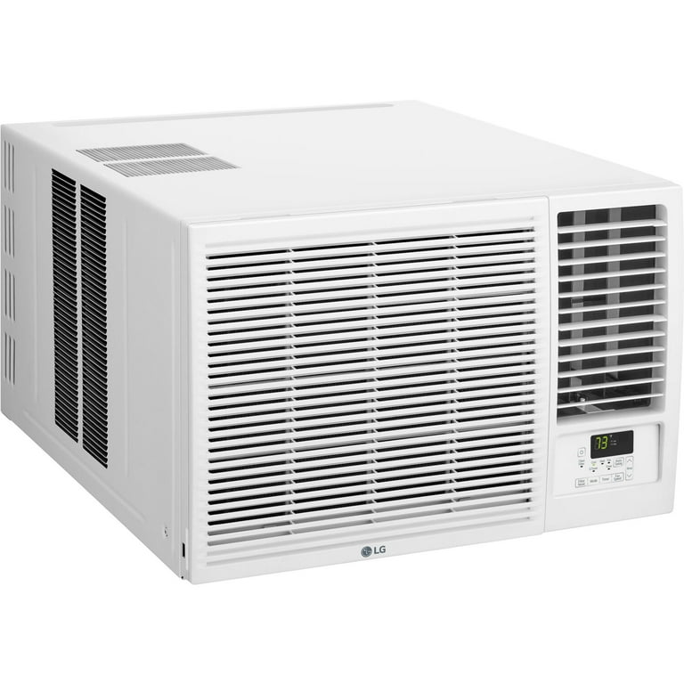 LG 18,000 BTU 1,000 Sq.Ft. Window Air Conditioner with 12,000 BTU Heat,  White - Walmart.com