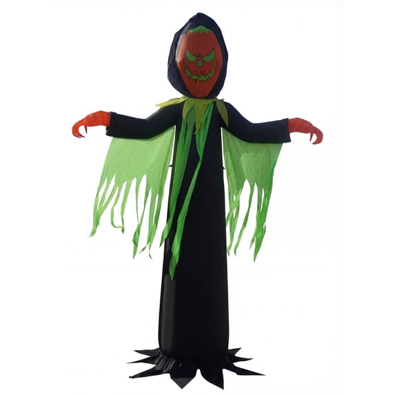 20 ft LED Inferno Pumpkin Reaper Halloween Inflatable