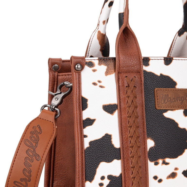 Montana West, Cow Print Tote Bag for Women, Signature Strap  display picture 1