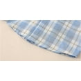 thumbnail image 7 of Adeawade Kids Boy Tops 2-3 Years Kids Shirts Button Down Western Shirts Outfit Plaid Shirts Spring Summer Long Sleeve Shirts Lapel Blouse Relax Fit Playsuit Blue, 7 of 7
