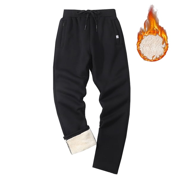Puntoco Pantalones casuales de terciopelo de uso diario con pierna recta de invierno para hombre