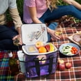 thumbnail image 5 of FORMRS Insulated Cooler Bag 24 Cans Capacity Soft Leakproof Lunch Box with Side Pockets, Blue Road, 5 of 7