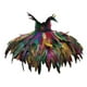 thumbnail image 2 of Pañuelo de plumas góticas para el hombro, disfraz para festivales, mujeres y hombres, carnavales. coloridofui, 2 of 9