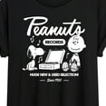 thumbnail image 3 of Peanuts - Charlie Brown Records - Juniors Ideal Flowy Muscle T-Shirt, 3 of 6