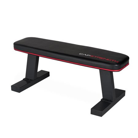 CAP Strength Flat Bench, Black Finish