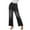 Black, variant on Azrian Women's Flare Jeans, Wide-Leg Spring And Summer New Solid Button Zipper Straight Denim Fashion Casual Jeans Pants