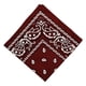 thumbnail image 2 of Bandana de algodón Sunnimix con estampado de cachemira Rojo vino, 2 of 6