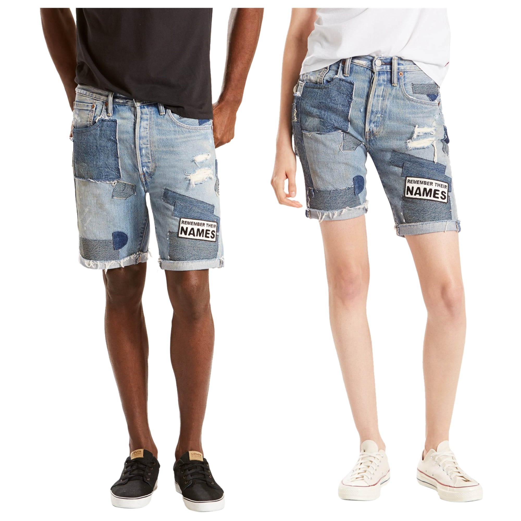 levi's mens distressed denim shorts