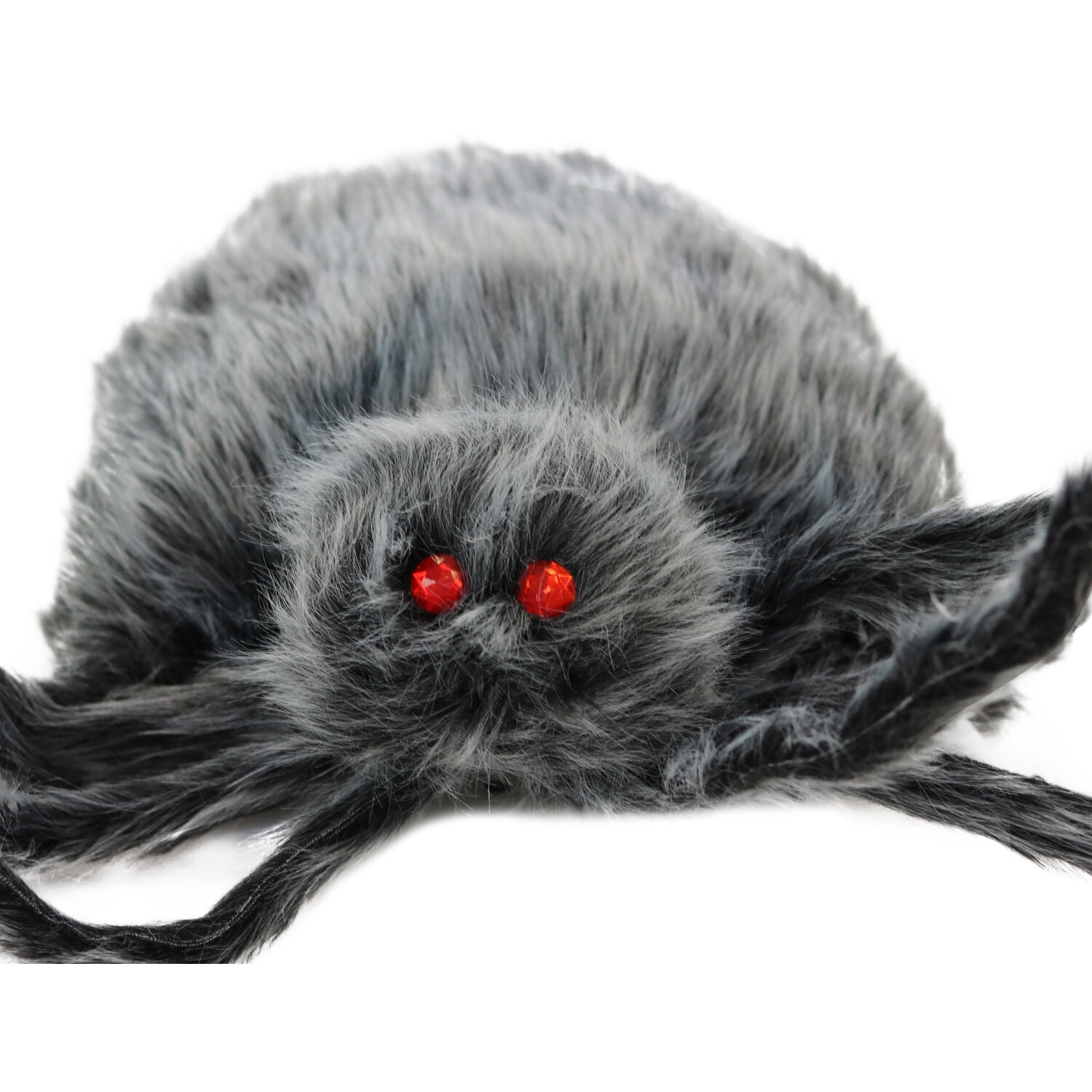 Haunted Hill Farm 4.3-ft. Grey Spider, Indoor/Covered Outdoor Halloween Decoration, Poseable, Manon