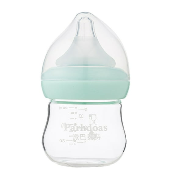 WORGEOUS Vidrio de cuello ancho Botty Botty Feeding Bottle Bottle Botella de vidrio para bebés
