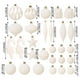 thumbnail image 3 of 28-Pack Flocked Shaped Christmas Balls Decorative Ornaments For Christmas Tree, 3 of 7