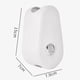 thumbnail image 5 of Dispensador de pasta de dientes y soporte para cepillos de dientes para baño, kit de accesorios para baño blanco, 5 of 9