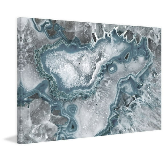 Icy Layers Painting Print on Wrapped Canvas