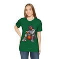 thumbnail image 5 of Vintage Candy's Love & Basketball Graphic Womans Crewneck TShirt, 5 of 7