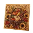 thumbnail image 3 of Fall Harvest Pearl Art DIY Kit, 3D Pearl Diamond Art Craft, Handcrafted Pearl Art Thanksgiving Day Themed Diamond Painting Festive Home Wall Decor, 3 of 5