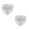 thumbnail image 2 of 2pc Best Neighbor Gifts Chance Made Us Neighbor Hanging Ornament House Warming Gifts Acrylic Heart Keepsake Ornament Birthday Christmas Tree Decoration Thank You Neighborhood Friendship Gift, 2 of 7