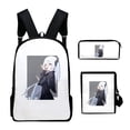 thumbnail image 1 of Set de mochila escolar de anime con impresión 3D para niños, 3 piezas Different Life, 1 of 1