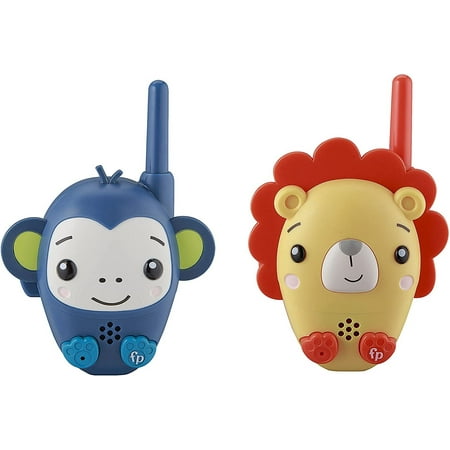 eKids Fisher Price Walkie Talkies for Kids, Static Free and Extended Range