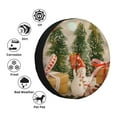 thumbnail image 5 of Balery Holiday Christmas Starstire Cover Waterproof Dust-Proof, Universal Spare Wheel Tire Cover For Trailer, Rv, Suv Truck And Vehicle Camper Accessories-16 Inch, 5 of 9