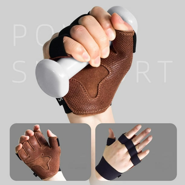 Bare hand weight lifting gloves on sale