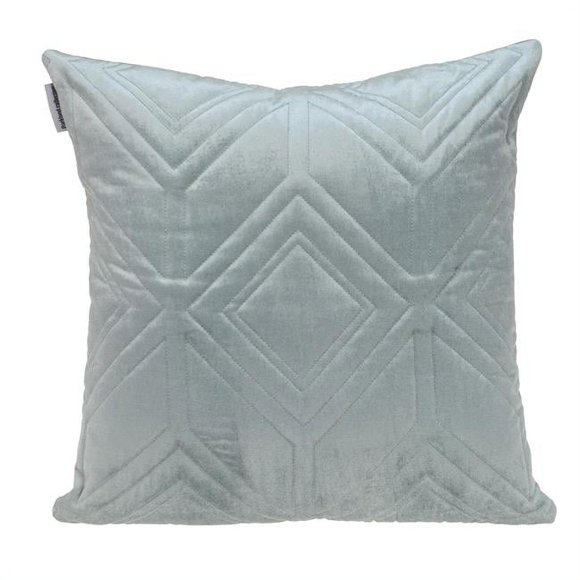 Parkland Collection PILL21318P Coussin Décoratif Carré Gris de Style Transitionnel Reta