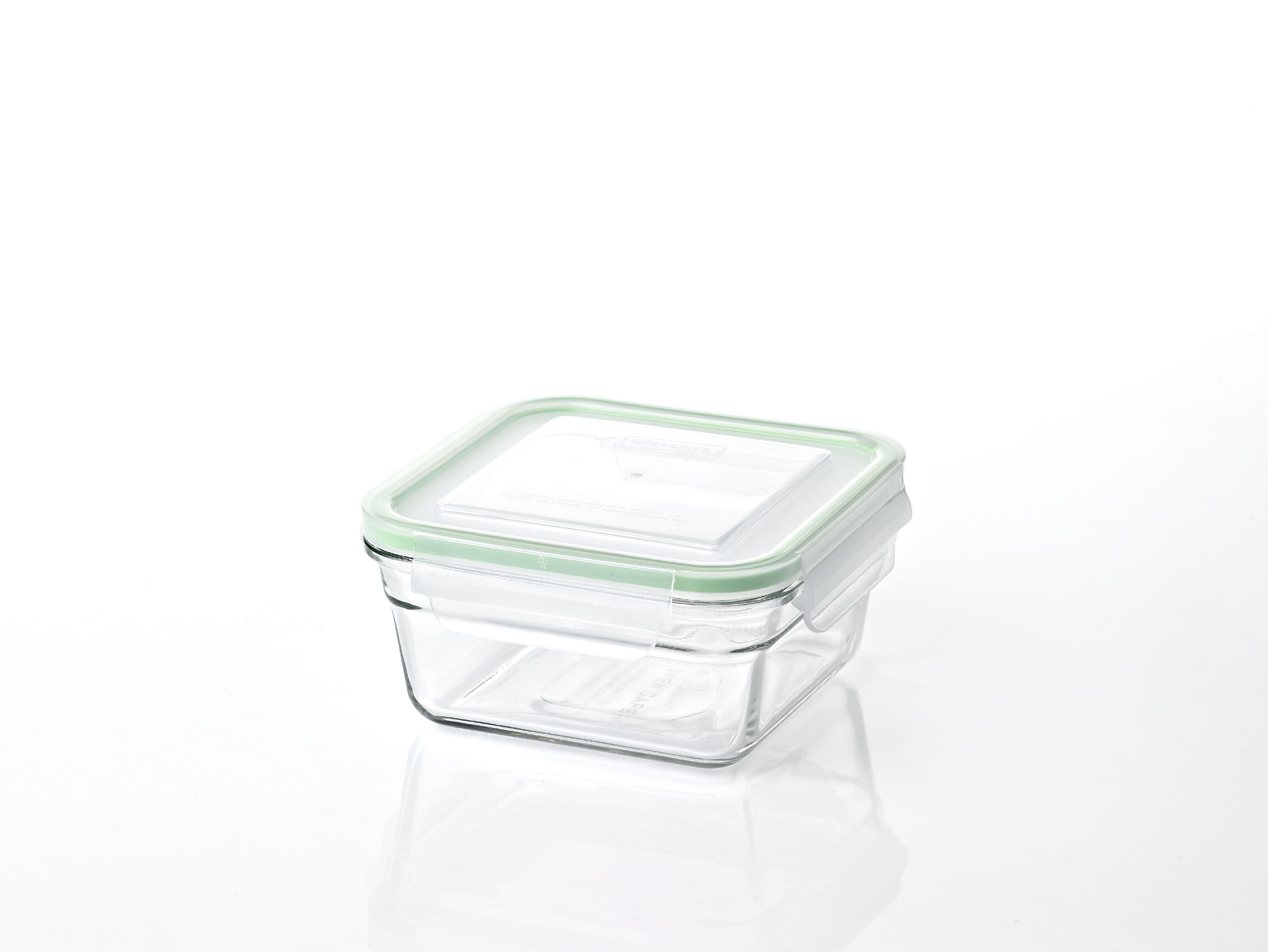 Glasslock 4 Cup Square Ovenproof Food Storage Container Com