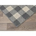 thumbnail image 6 of Garland Rug Country Living Buffalo Plaid Polypropylene Cinder/Ivory Indoor/Outdoor Area Rug, 7' x 10', 6 of 7