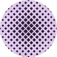 thumbnail image 1 of Ahgly Company Machine Washable Indoor Square Transitional Purple Violet Purple Area Rugs, 3' Square, 1 of 7