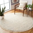 thumbnail image 2 of SAFAVIEH Ikat Iola Geometric Area Rug, Ivory/Light Blue, 6' x 6' Round, 2 of 9