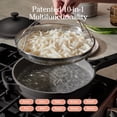 thumbnail image 4 of Sartén Our Place Always Pan de 2.0-10.5” (2.6 qt) antiadherente, libre de toxinas, de cerámica | Sartén de aluminio 10 en 1 patentada | Apta para horno, inducción y todas las cocinas de hasta 450 °F |, 4 of 5