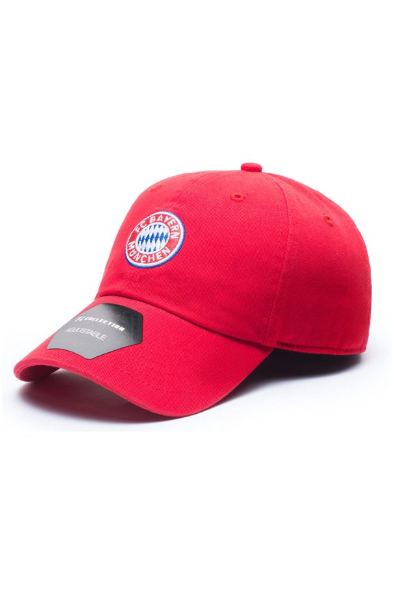 Men's Red Fi Collection Bayern Munich Adjustable Dad Hat - OSFA