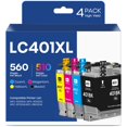 thumbnail image 1 of Cartuchos de tinta belietop LC401XL compatibles con Brother LC401XL, 1 of 7