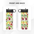 thumbnail image 3 of Pofeuu Cartoon Vegetables Print 18oz Sports Insulated Kettle, Sports Bottle Water Bottles For Men Women For Gym Hiking Camping Running Mountain Bike Outdoor Sports, 3 of 8