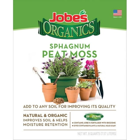 MOSS PEAT SPHAGNUM ORGANIC 8QT (Best Uses For Peat Moss)
