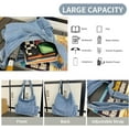 thumbnail image 5 of Jean Purses For Women Denim Messenger Bag, Summer Purses For Women 2024, Blue New Jeans Aesthetic Tote Bag, 5 of 7