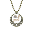 thumbnail image 1 of Pendentif Architecture Héritage Ancien Chaîne Lune Collier Étoile Bijou, 1 of 3