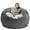 Light Gray (Removable Cover), variant on Kromax 3.5 Foot Bean Bag Chair for Adults and Teens, Ideal  Beanbag for Living Room, Bedroom, Dorm, Soft Velvet Washable Cover, Light Grey