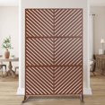 thumbnail image 4 of Neutypechic Outdoor Privacy Screen with Stand 76" x 47.2" x 15.7" Metal Balcony Decorative Screen, 4 of 5