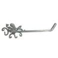 thumbnail image 2 of Antique Bronze Cast Iron Octopus Toilet Paper Holder 11", 2 of 2