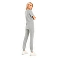 thumbnail image 6 of TAIAOJING Women's Jogger Scrub Set Set For hort Sleeve Outdoor Daily Causal, 6 of 9