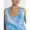 thumbnail image 3 of Terra and Sky Women's Plus Size Cotton Knit Tank Dress, 3 of 4