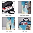 thumbnail image 3 of Honeii Blue Sky Winged Cat Print Lightweight Backpacks,Carry on Backpack,Durable Backpack for School, Work & Travel, 3 of 7