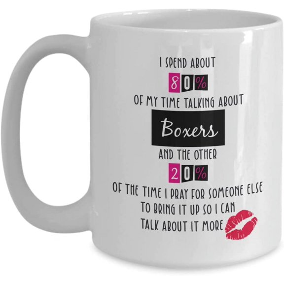 Boxers Coffee Mug, Boxer dog mug, Gift for Boxer Lover, Boxer Dog Gift for Men and Women, Birthday Christmas Basket gag Gift Idea