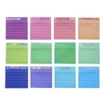 thumbnail image 1 of 12Pcs Sticky Memo Adhesive Tabs Small Lined Notepads for and School Use Stick Notes Fun Motivational Stickers for Teachers and Colleagues Office Stationery Set,Craft Supplies,Writing Supplies,Desk Or, 1 of 9
