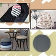 thumbnail image 6 of Round Pillow/Cushion Slip Cover 600 D Waterproof - 100% UV & Weather Resistant Outdoor Pillow Covers (32" Dia x 5" H, Fab Grey), 6 of 7