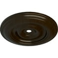 thumbnail image 3 of 44 1/2"OD x 4"ID x 4 "P Classic Ceiling Medallion (Fits Canopies up to 8 1/4"), Hand-Painted Bronze, 3 of 6